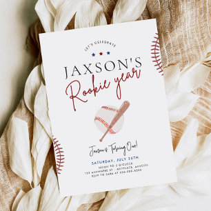 Primeiro Convite de Aniversário para Ano de Rookie