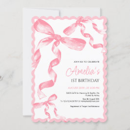 Primeiro Convite de Aniversário para Arco Rosa, Um