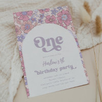 Primeiro Convite de Aniversário para Flor | Flor s