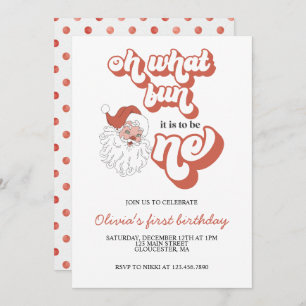 Primeiro Convite de Aniversário para Papais noeis