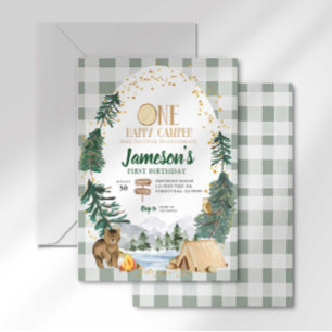 Primeiro Convite de Aniversário para um Camper Fe