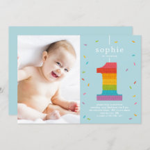 Primeiro Convite de aniversário Piñata Baby