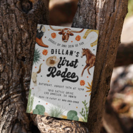 Primeiro Convite de Aniversário Rodeo