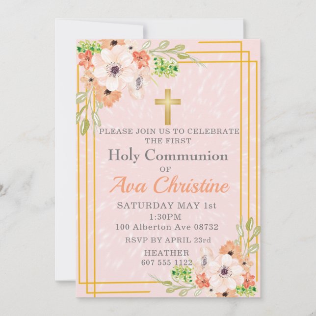 Primeiro Convite de Comunicação (Frente)