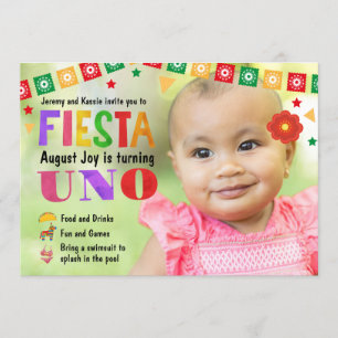 Primeiro Convite de festas de aniversário do bebê