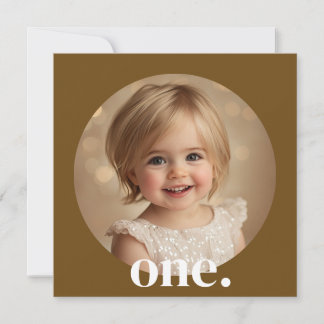 Primeiro Convite Fotográfico de Aniversário em Cas