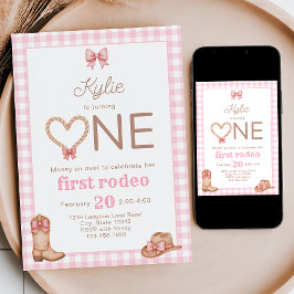 Primeiro Convite para primeiro aniversario de Rode