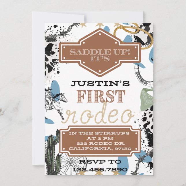 Primeiro Convite Rodeo (Frente)