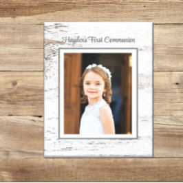 Primeiro Dia da Comunhão! Arte de Canvas de Fotogr