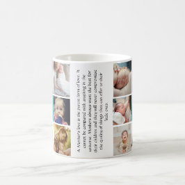 Primeiro Dia das Mães Caneca de Café com Colagem d