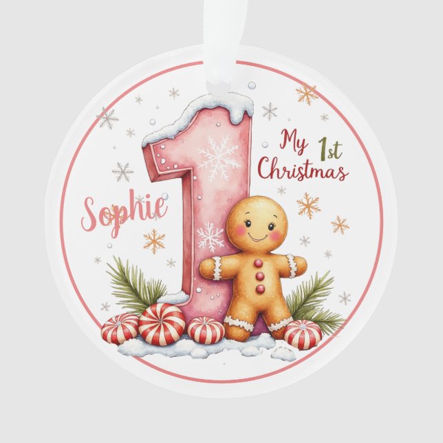 Primeiro Enfeite de Natal  (Frente)