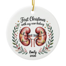 Primeiro Enfeite de Natal de Transplante de Rim