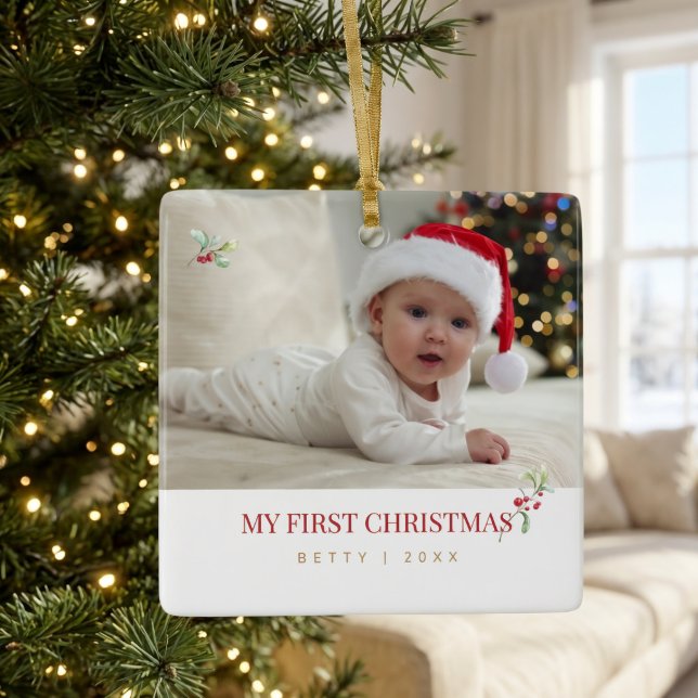 Primeiro Enfeite de Natal do Bebê (Criador carregado)