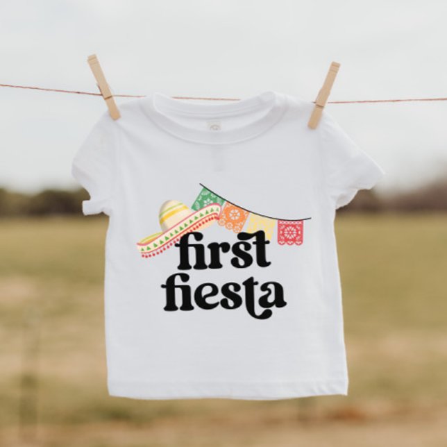 Primeiro Fiesta Birthday T-Shirt (Criador carregado)