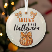 Primeiro Halloween do Bebê Arco de Abóbora