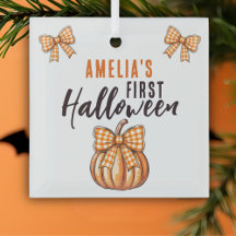 Primeiro Halloween do Bebê Arco de Abóbora