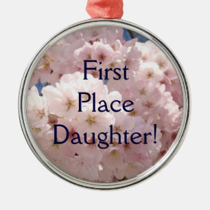 Primeiro Lugar Enfeite Filha Rosa Flor Prêmio