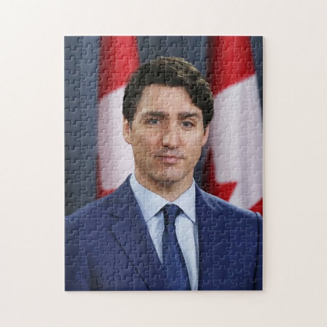 Primeiro-Ministro Justin Trudeau Quebra-cabeça (Vertical)