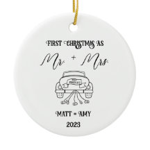 Primeiro Natal Casado, Ornamento Personalizado