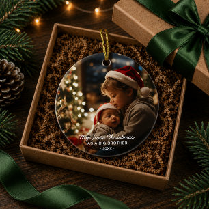 Primeiro Natal como Irmão Mais Velho Enfeite