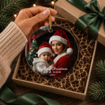 Primeiro Natal como Mãe Enfeite de Foto