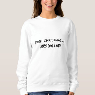 primeiro Natal como senhora camisa personalizada