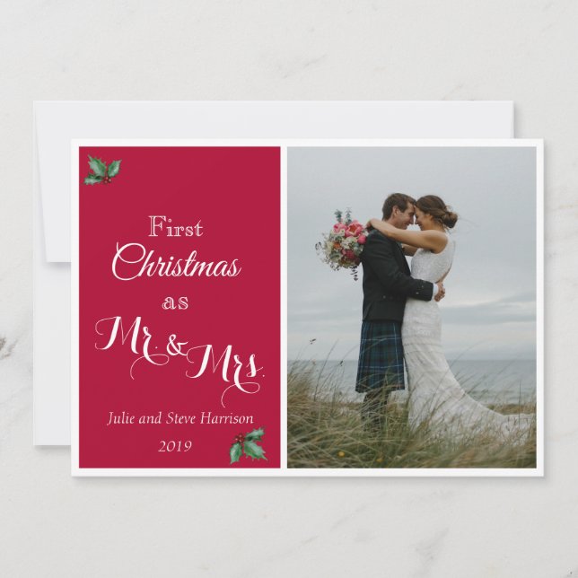 Primeiro Natal Como Sr. & Sra. Photo (Frente)