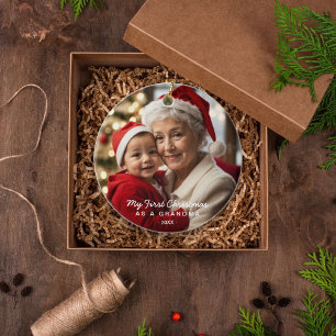 Primeiro Natal como Vovó Enfeite de Foto