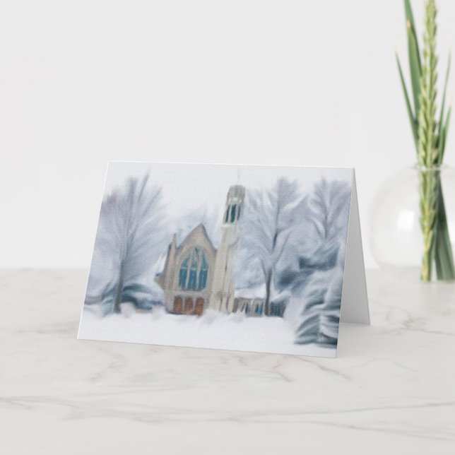 Primeiro Natal em cartões de Nebraska (Frente)