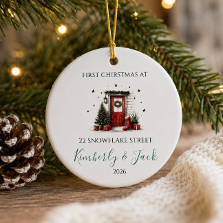 Primeiro Natal em Nossa Nova Casa Enfeite de Natal