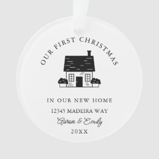 Primeiro Natal Novo Ornamento Acrílico Doméstico