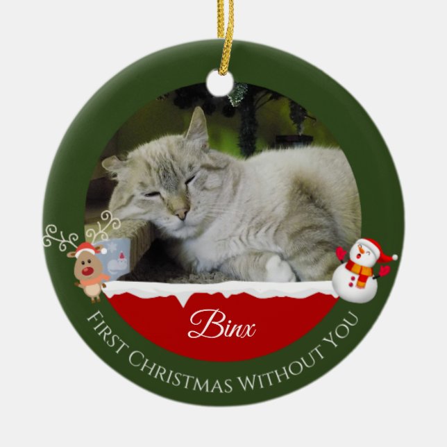 Primeiro Natal Sem Você Enfeite do BONO (Frente)
