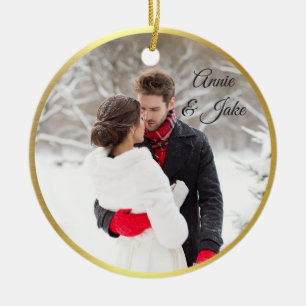 Primeiro Ornamento Cerâmico de Natal do casal