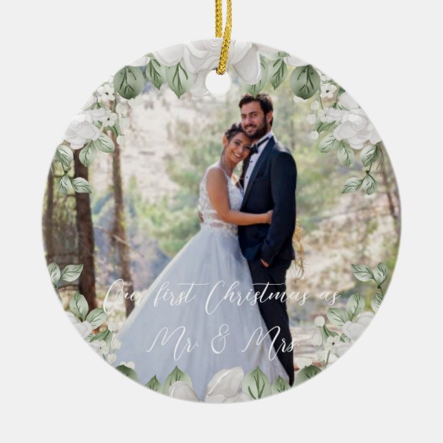 Primeiro Ornamento de Natal (Frente)