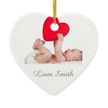 Primeiro Ornamento de Natal do Clássico Frame Baby