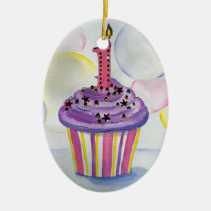Primeiro ornamento do aniversário