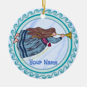 Primeiro ornamento do Anjo de Natal