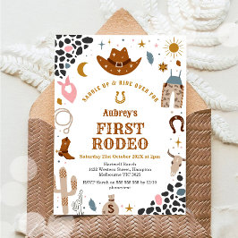 Primeiro Rodeio Convite de Aniversário de 1 Ano Co