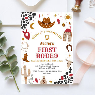Primeiro Rodeio Convite de Aniversário de 1 Ano We