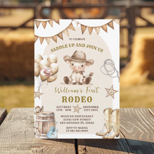 Primeiro Rodeio dos Balões do Cowboy Convite Anive