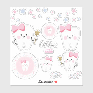 Primeiro Scrapbook de Bebê Dente ou Adesivos