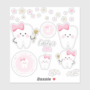 Primeiro Scrapbook de Bebê Dente ou Adesivos