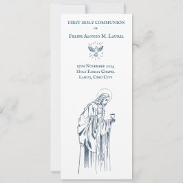Primeiro souvenir da Comunidade Santa e cartão de 
