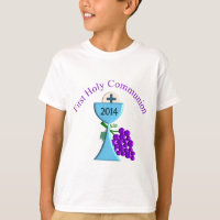 Primeiro t-shirt 2014 do comunhão santamente