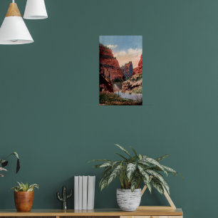 Primeiro túnel Vintage Poster