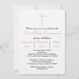 Primeiros Convites de Tripletos Rosa de Comunidade