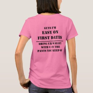 Primeiros Datas são uma Camisa Fácil