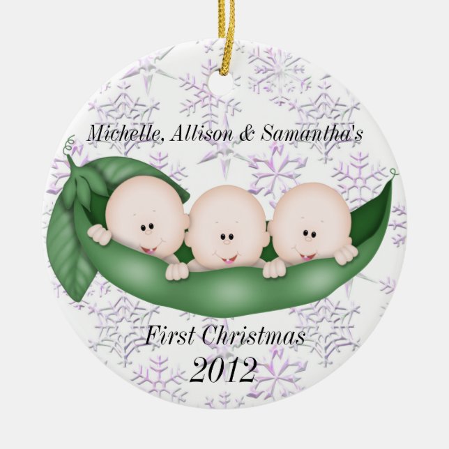 Primeiros enfeites de natal das objectivas triplas (Frente)