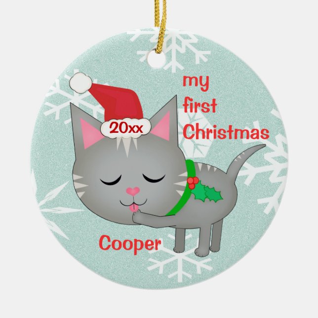 Primeiros enfeites de natal do costume (Frente)