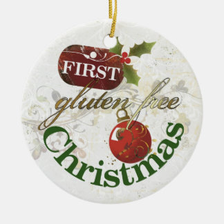 Primeiros enfeites de natal sem glúten